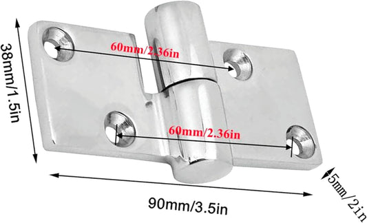 Removable door hinges