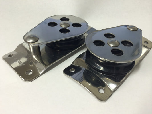 Halyard Cheek Blocks (single pulley)
